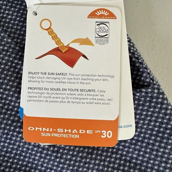 Columbia Capri Pants Size 10 Omni Shade Blue Upf 50 - Picture 8 of 14